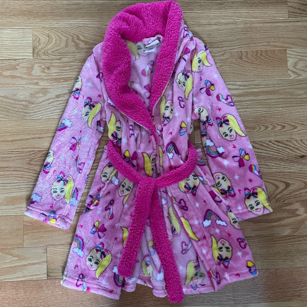 Girls size 8 JoJo Siwa fleece robe